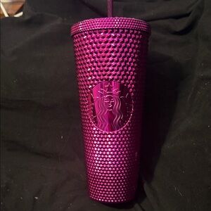 Starbucks Metallic Pink Studded Tumbler (24 oz. Cold!
